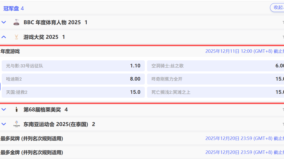 OD体育2025年最佳年度游戏竞猜火热上线！全新年度游戏赔率公开
