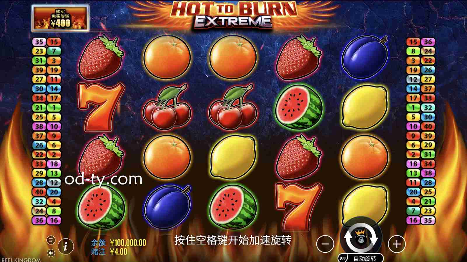 OD体育PP电子《极度热火燃烧》怎么玩?40线规则与免费旋转解析