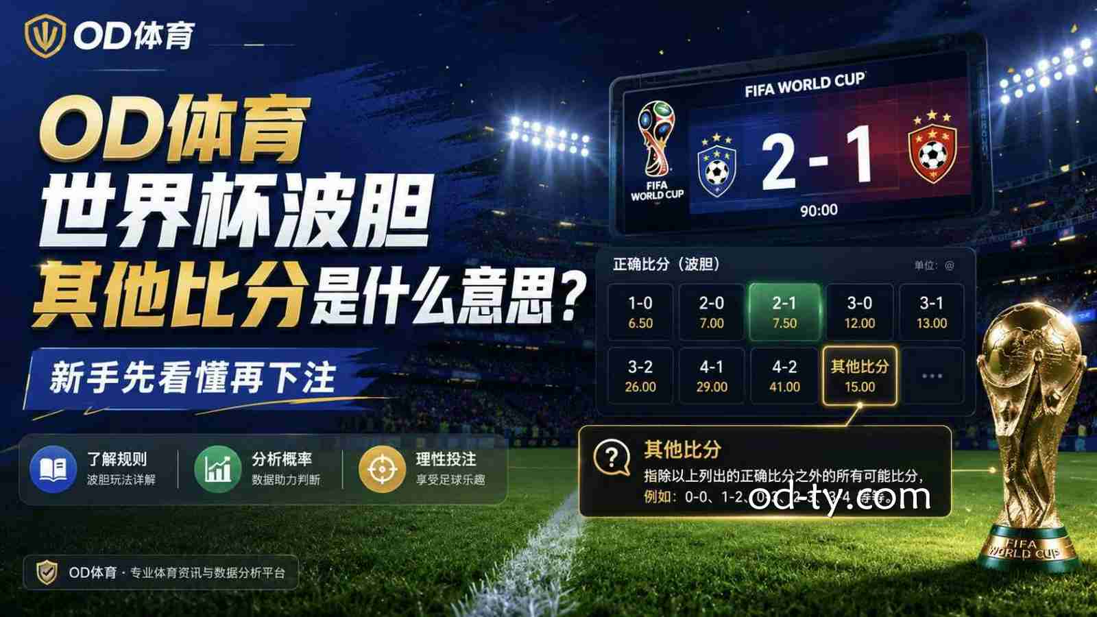 OD体育世界杯波胆其他比分是什么意思？新手先看懂再下注
