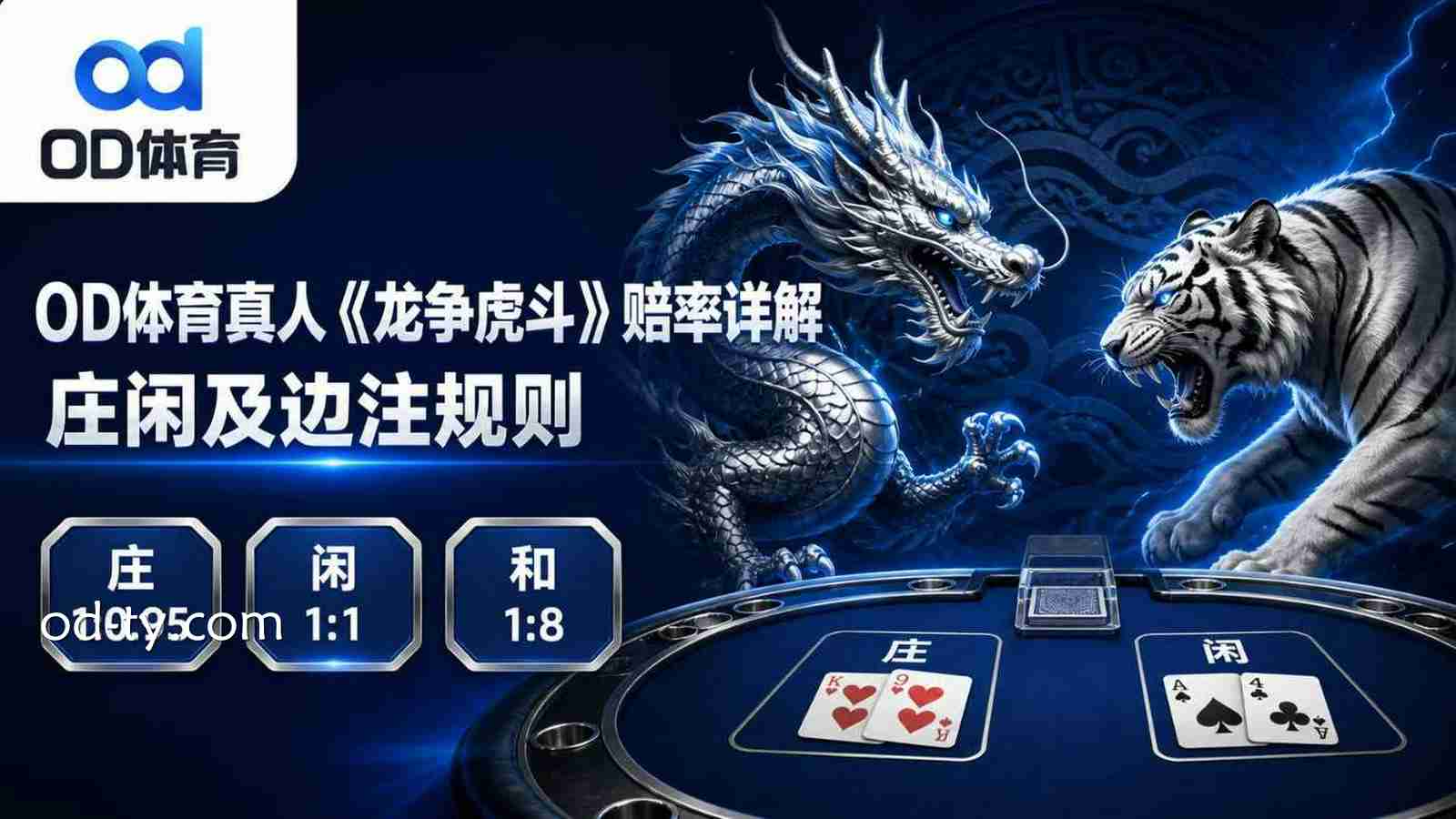 OD体育 | 真人《龙争虎斗》赔率详解：庄闲及边注规则