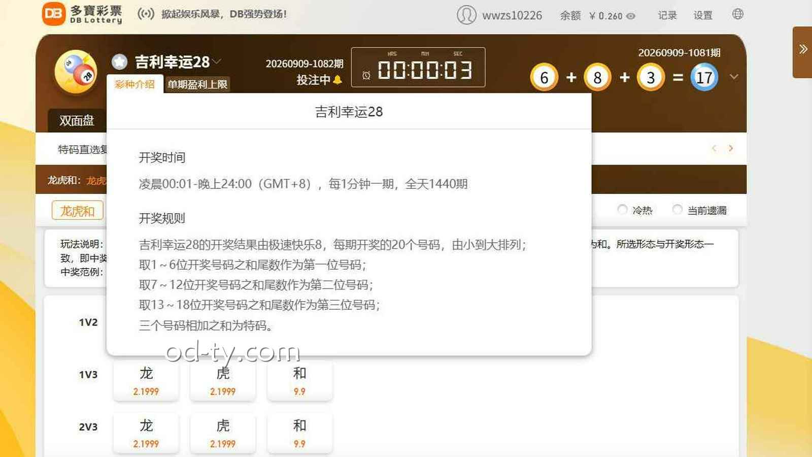 OD体育《吉利幸运28》龙虎和怎么玩？开奖与规则解析