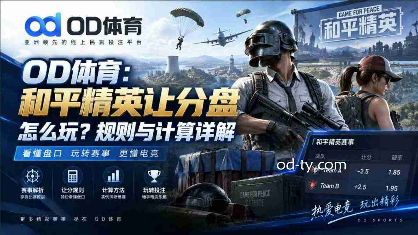 OD体育：《和平精英》让分盘怎么玩？规则与计算详解