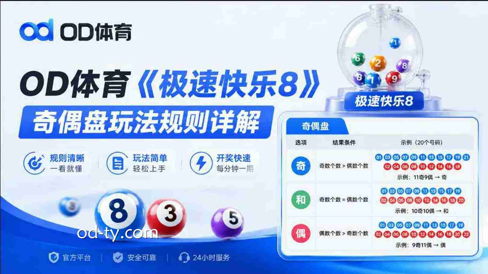 OD体育《极速快乐8》奇偶盘玩法规则详解